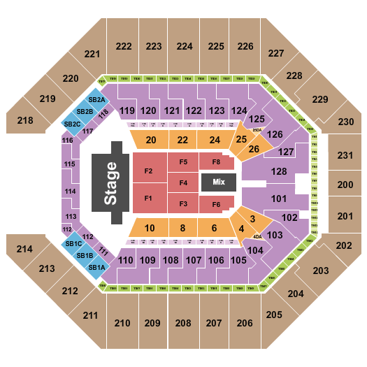 Frost Bank Center Trans-Siberian Orchestra Seating Chart